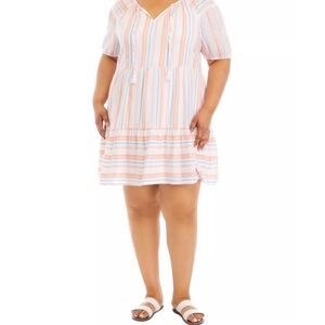 Wonderly Dress Womens 2X Spring Coastal Midi Cottagecore Flowy